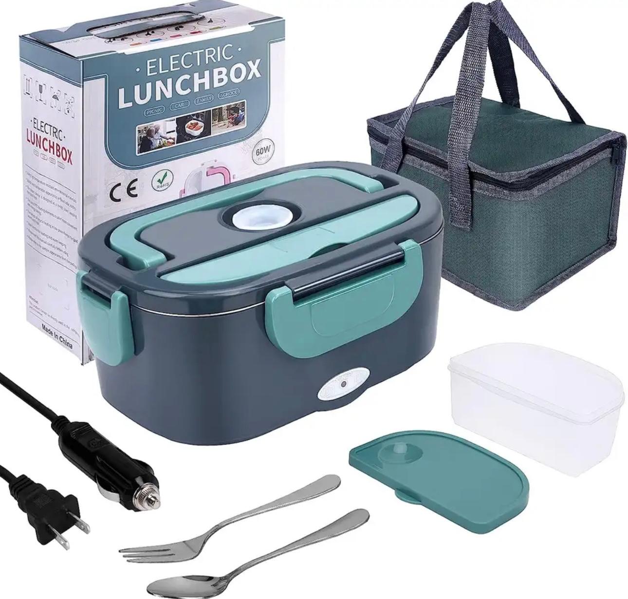 Portable 60W Dual-Voltage Electric Lunch Box - Hot Meals Anywhere"