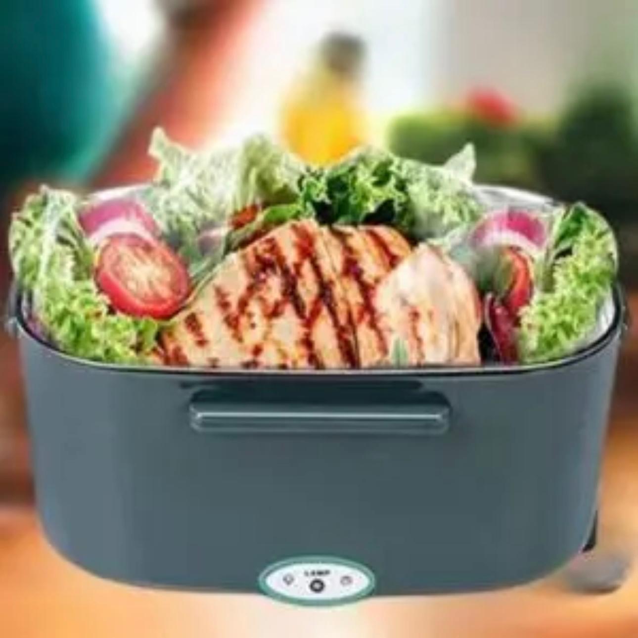 Portable 60W Dual-Voltage Electric Lunch Box - Hot Meals Anywhere"