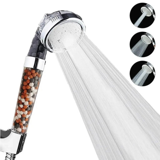 3-in-1 High Pressure SPA Shower Head - Luxurious Water Efficiency