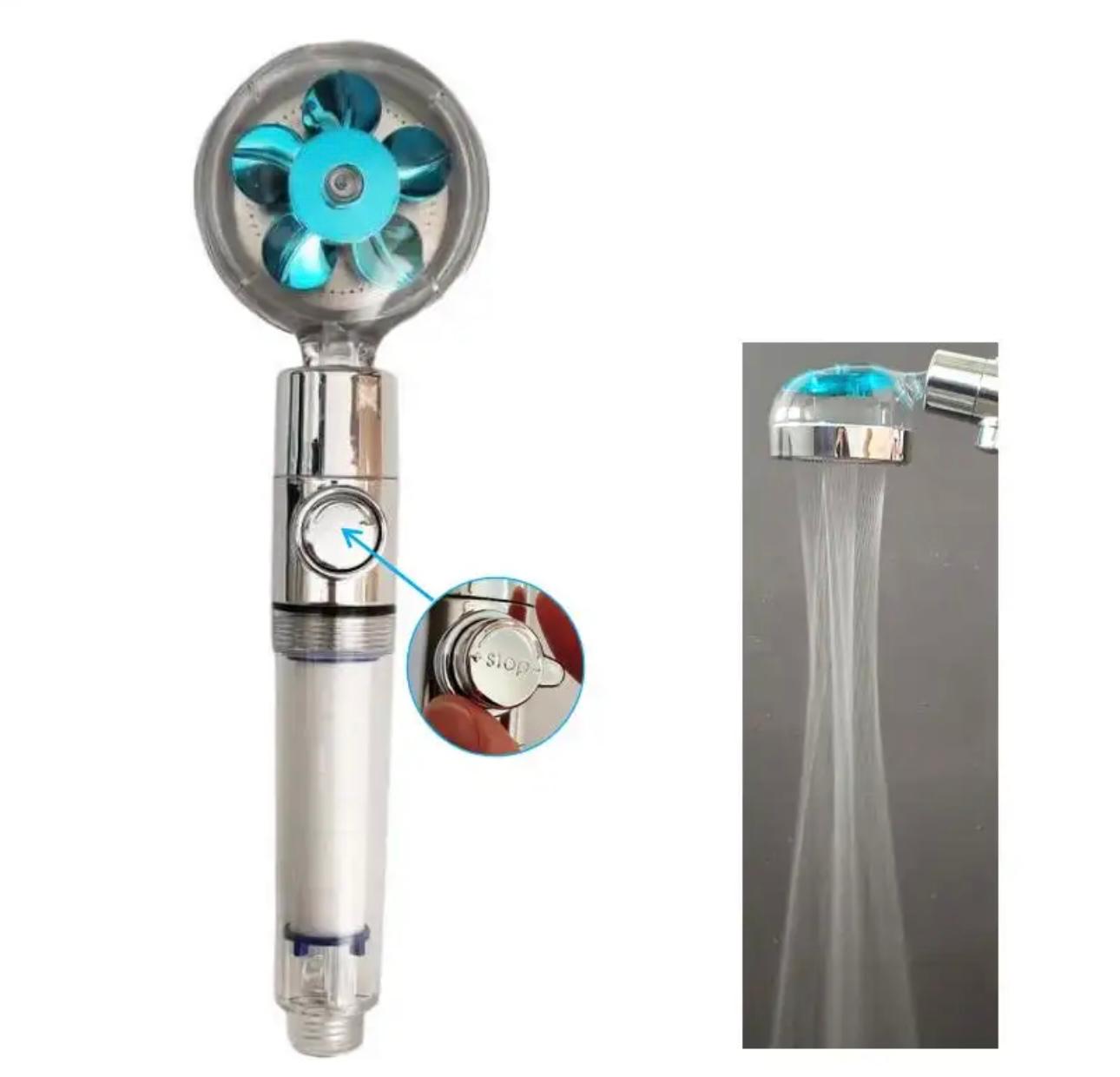 TurboSpin Eco Shower Head - High-Pressure Water-Saving Design