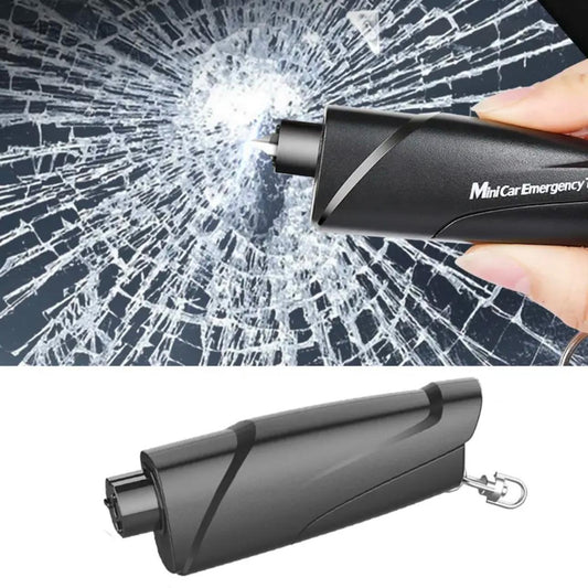 EscapeGuard: Compact Emergency Rescue Kit with Safety Hammer & Seat Belt Cutter