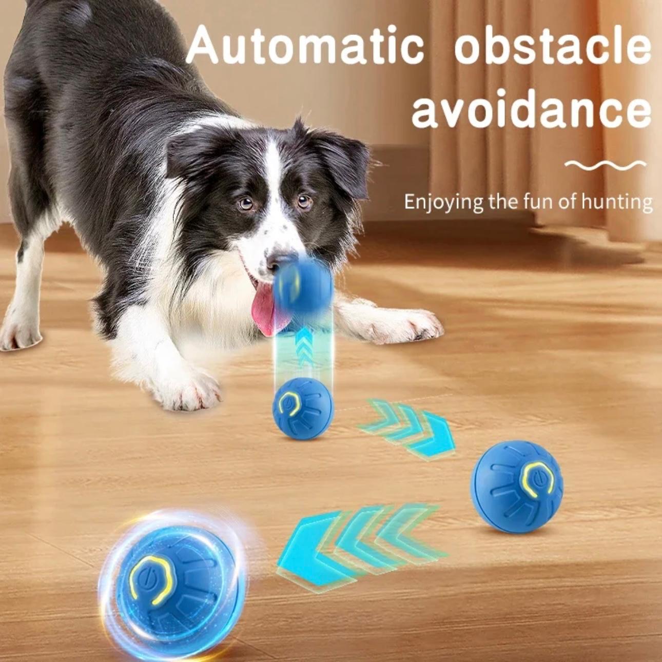 PlaySphere Smart Interactive Dog & Cat Toy Ball – LED & Auto-Move