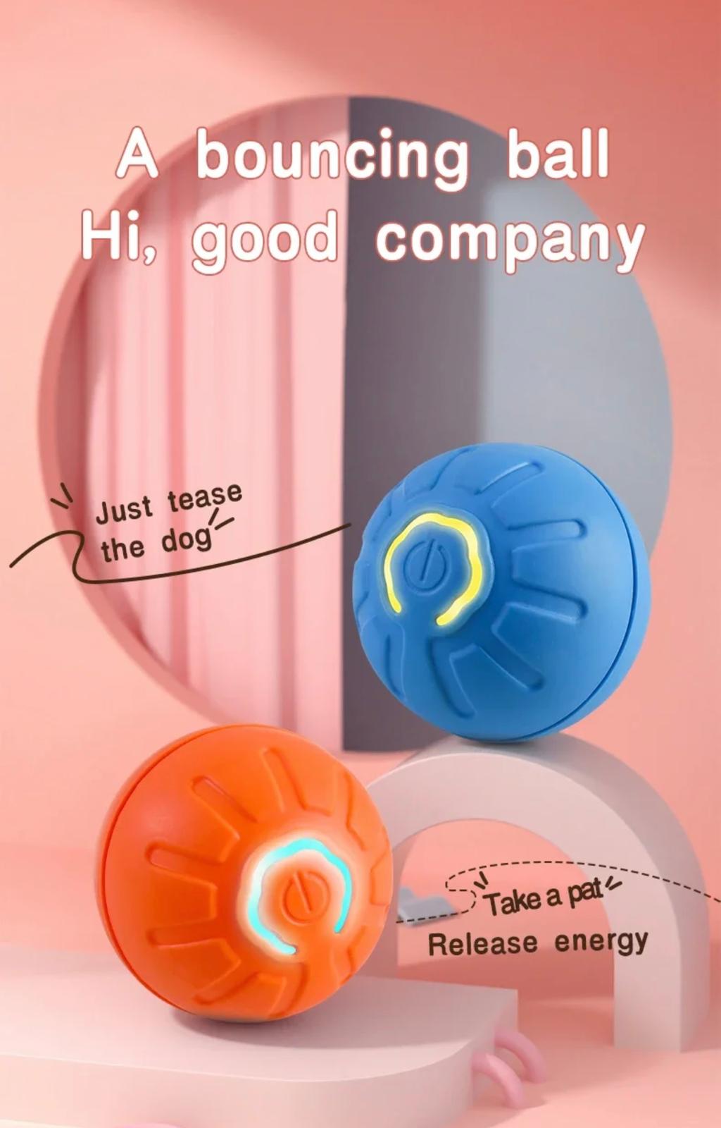 PlaySphere Smart Interactive Dog & Cat Toy Ball – LED & Auto-Move