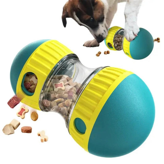 BrainyBall: Interactive Tumbler Food Dispensing Dog Toy