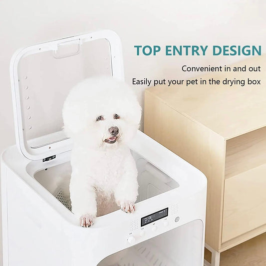 Silent Pet Hair Drying Box - Automatic & Stress-Free Grooming