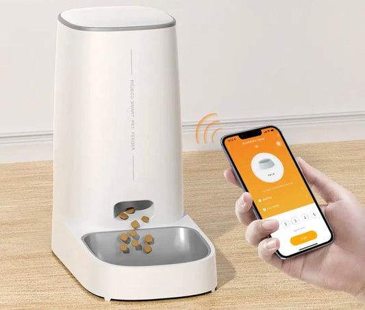 SmartFeed Pro 4L: WiFi-Enabled Pet Feeder for Cats & Dogs