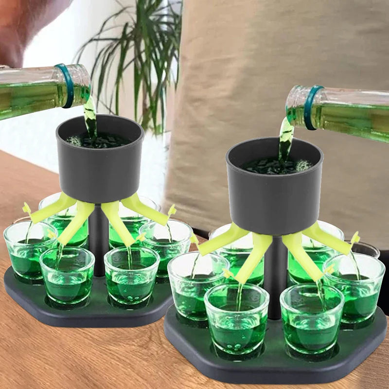 Shot Blast Splitter: Six-Shot Dispenser for Perfect Parties